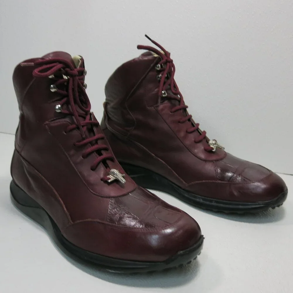 Mauri Crocodile Leather Casual Dress Comfort Boots Men's Footwear Shoes 11.5 M